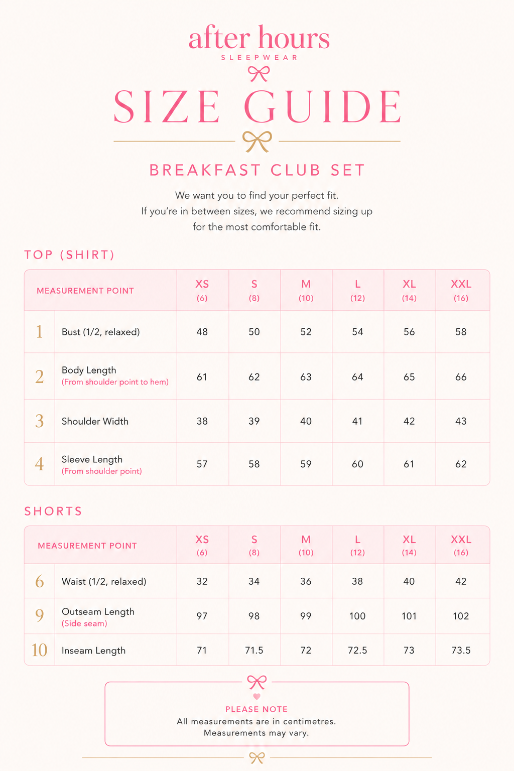 BREAKFAST CLUB PYJAMA SET
